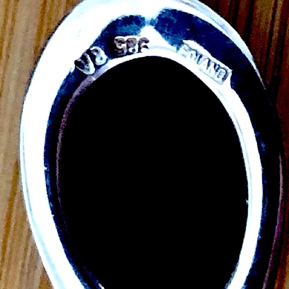 $47 Polish Designer Estate Amber Earrings Marked V8 925 POLAND - Picture 2 of 5